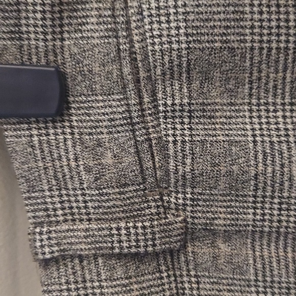 LOFT Julie Trouser In Black and White Plaid 10 - Picture 3 of 13